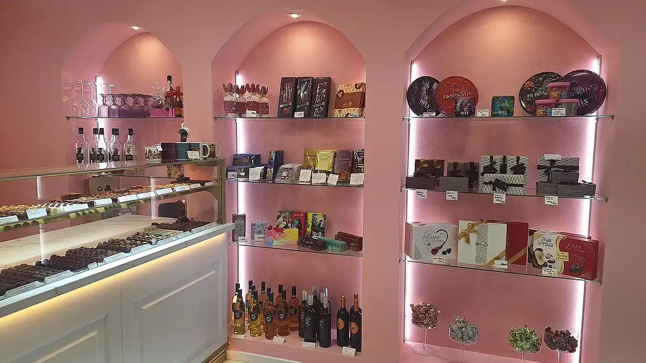 Chocolate boutique interior